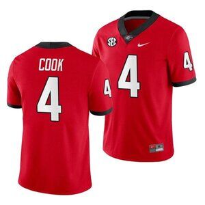 Mens Youths Optional Item For James Cook Stitched Jersey Red Vapor